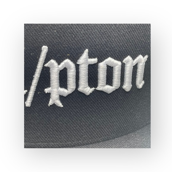 Deadstock: new UNIF 𖤐 Compton Snapback Embroidered Y2K 90’s Dad Cap 𖤐 Black 𖤐 - Picture 10 of 16